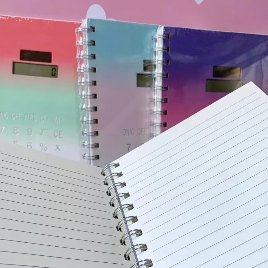 Miniatura 3 de Cuaderno Calculadora 2 En 1 carga solar